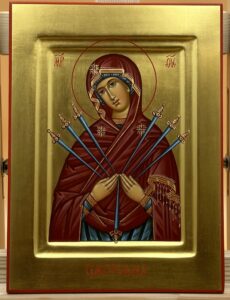 Богородица «Семистрельная» Образец 16 Грозный